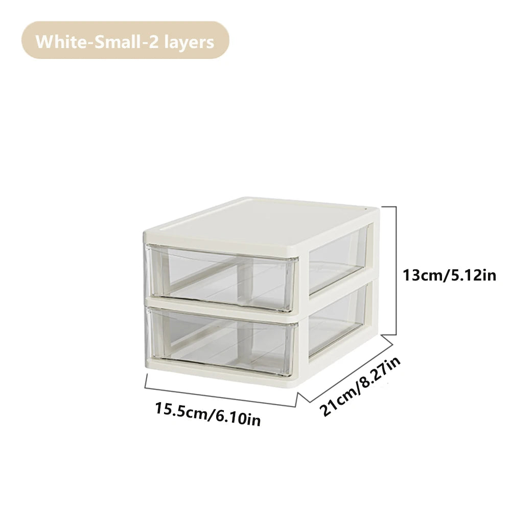 Allist Vista Modular Desktop Drawer System | High-Clarity Stationery & Tech Organizer