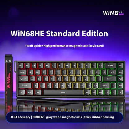 Magnetic Axis Mechanical Keyboard Specially For Gaming