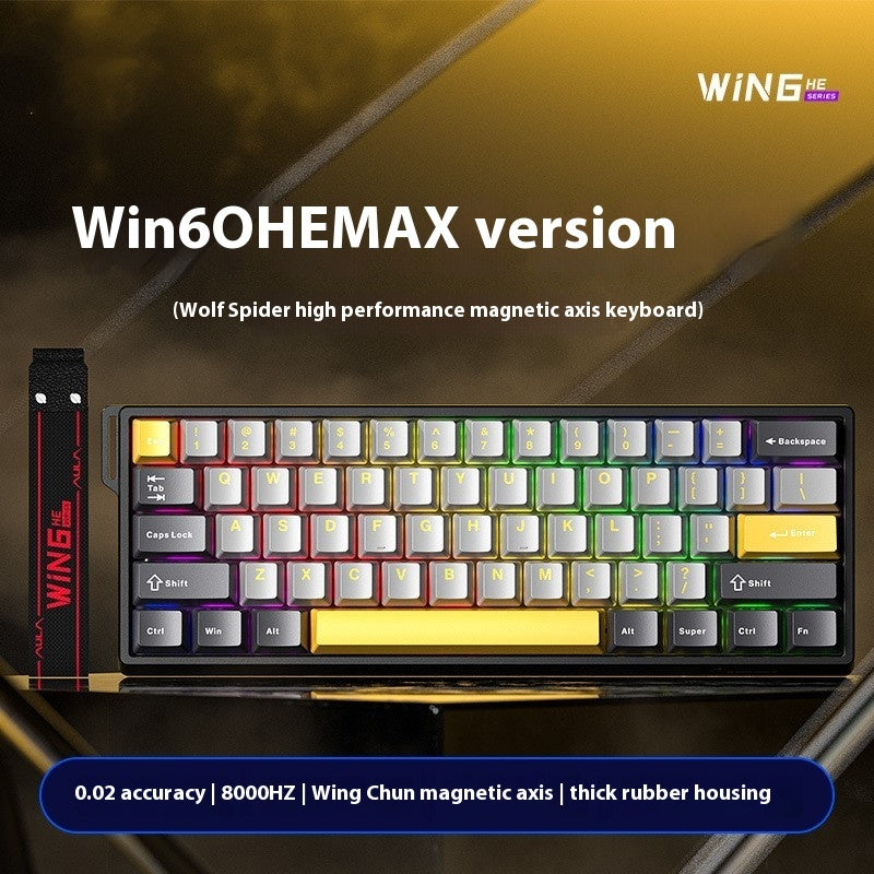 Magnetic Axis Mechanical Keyboard Specially For Gaming