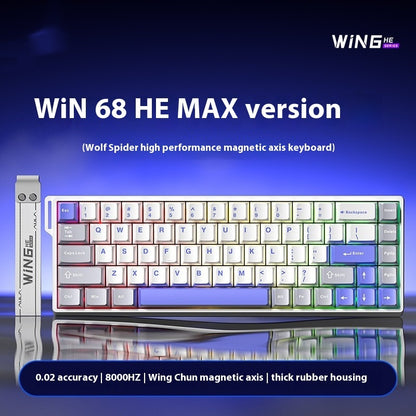 Magnetic Axis Mechanical Keyboard Specially For Gaming