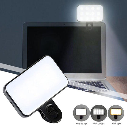 Allist AeroFill Video Task Light | Portable Clip-On LED for Zoom, Tablets & Smartphones