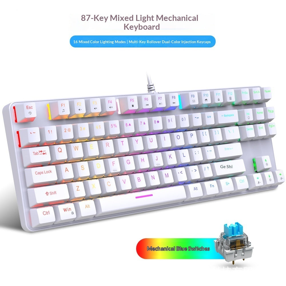 Allist K-104 Mechanical Workstation Keyboard | Tactile Blue Switches & Detachable Type-C Cable