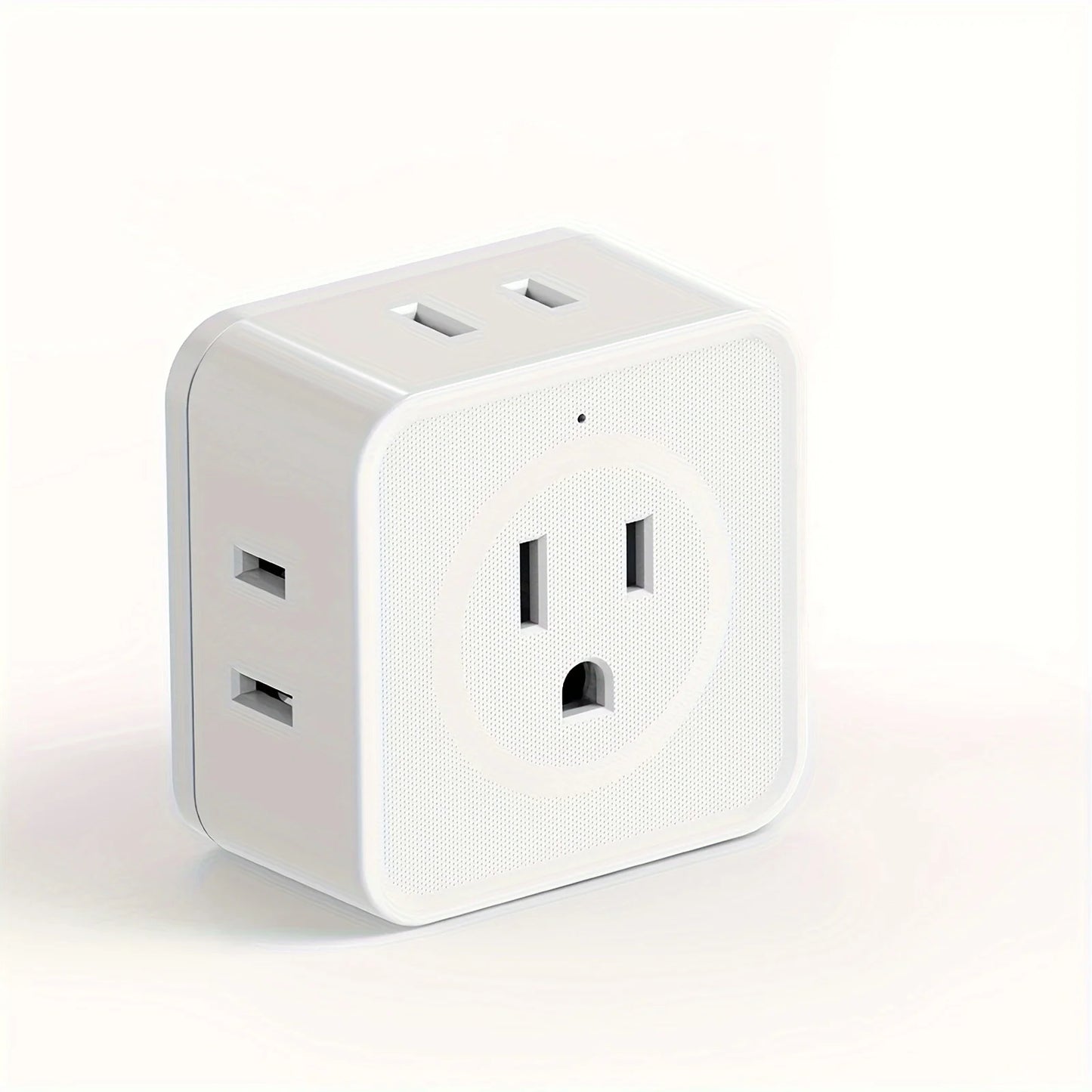 Allist Aero 5-Way Outlet Expander | Minimalist Cordless Power Cube & Cruise-Safe Travel Splitter