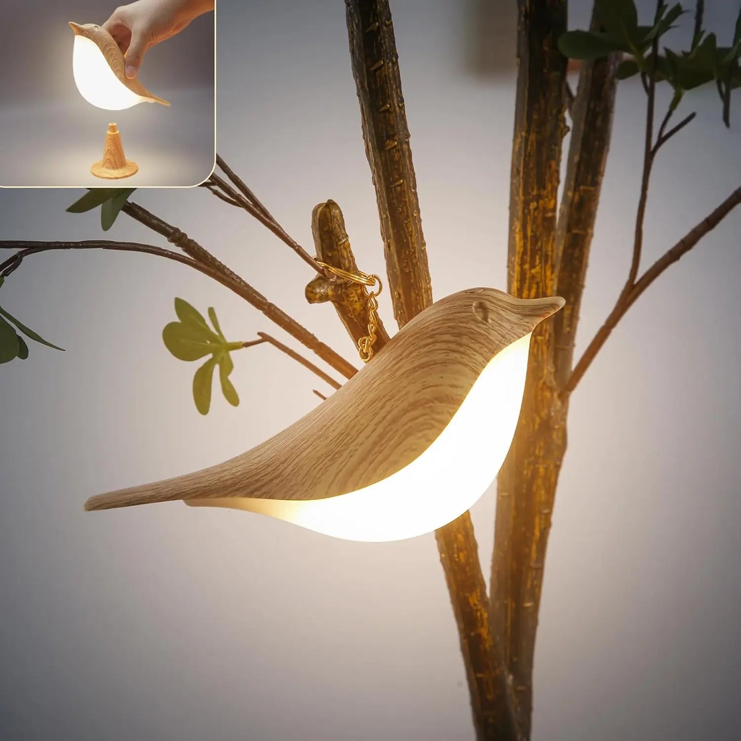 Allist Songbird Ambient LED Lamp | Cordless Touch-Dimmer & Integrated Aroma Diffuser