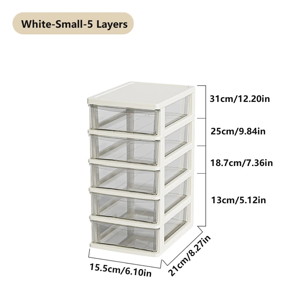 Allist Vista Modular Desktop Drawer System | High-Clarity Stationery & Tech Organizer