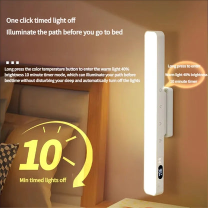 Allist™ Aura Magnetic Task Light | Smart LED Bar with Power Display & Remote Control