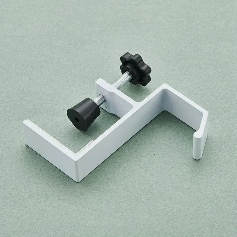 Allist™ Aero Under-Desk Aluminum Clamp Hook | Minimalist No-Drill Storage Mount
