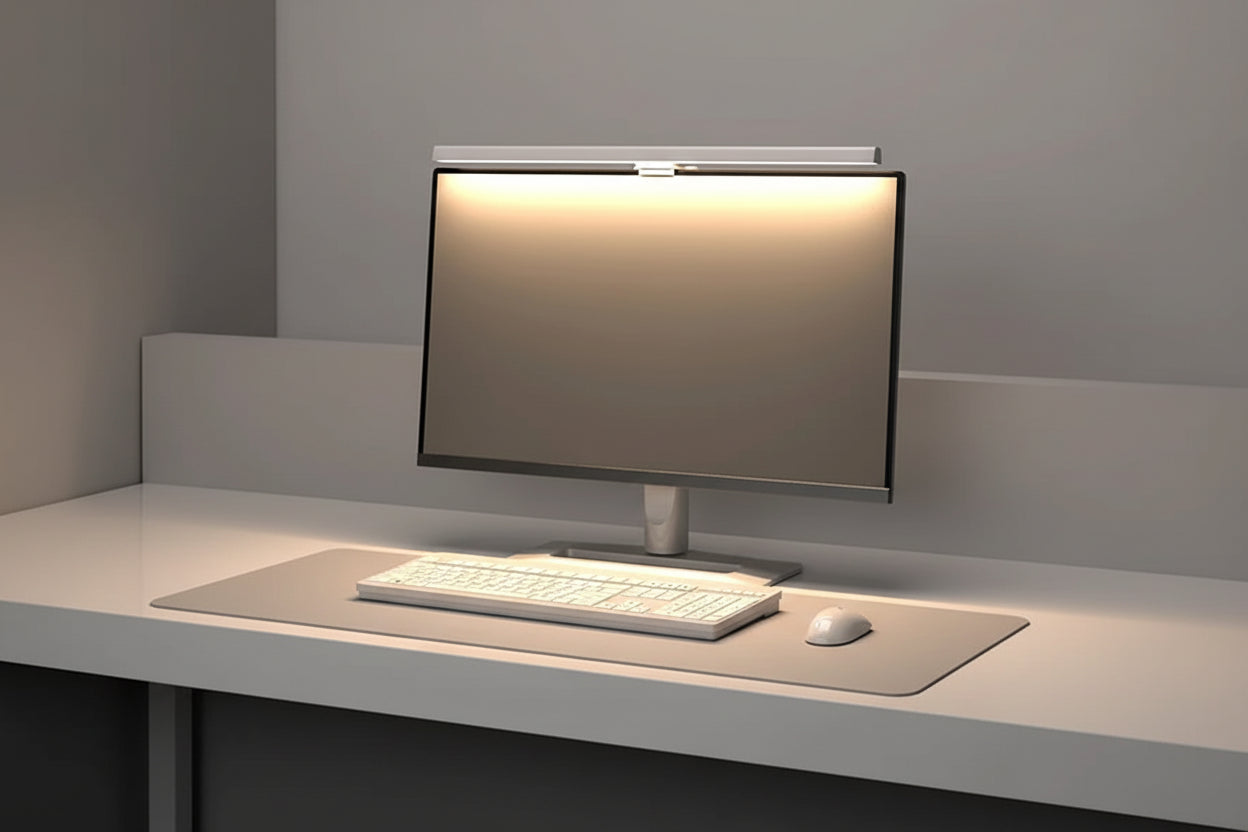 Allist™ Horizon 50 Monitor Light Bar | Asymmetrical Eye-Care Desk Lamp & Screen Glow