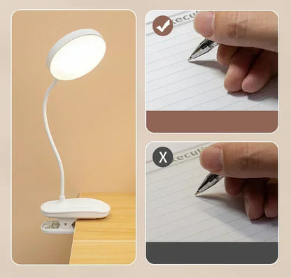 Allist Halo Flex-Mount Task Light | 360° Gooseneck Clip Lamp with Adaptive Dimming