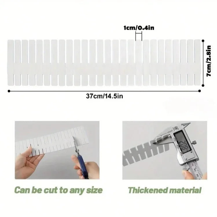 Allist™ Grid Modular Divider System | Adjustable Cut-to-Fit Drawer & Desk Organizer