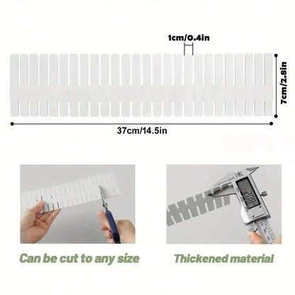 Allist™ Grid Modular Divider System | Adjustable Cut-to-Fit Drawer & Desk Organizer