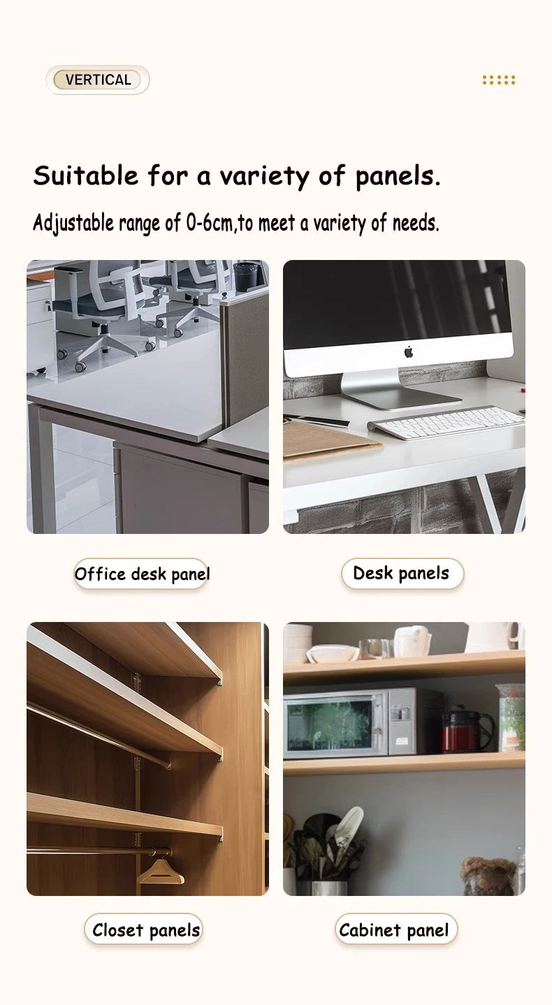 Allist Aero Telescopic Under-Desk Cable Manager | No-Drill Carbon Steel Power Hub