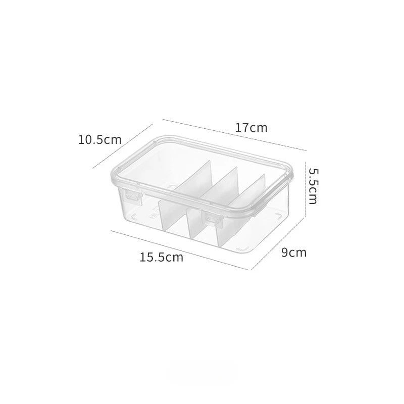 Allist ClearGrid Tech & Cable Vault | Modular Transparent Organizer & Dustproof Storage