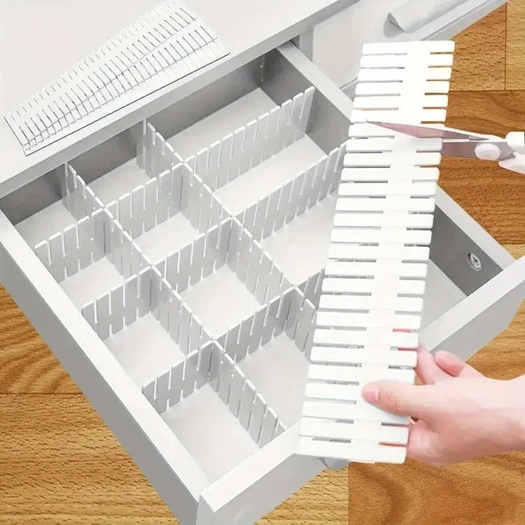 Allist™ Grid Modular Divider System | Adjustable Cut-to-Fit Drawer & Desk Organizer