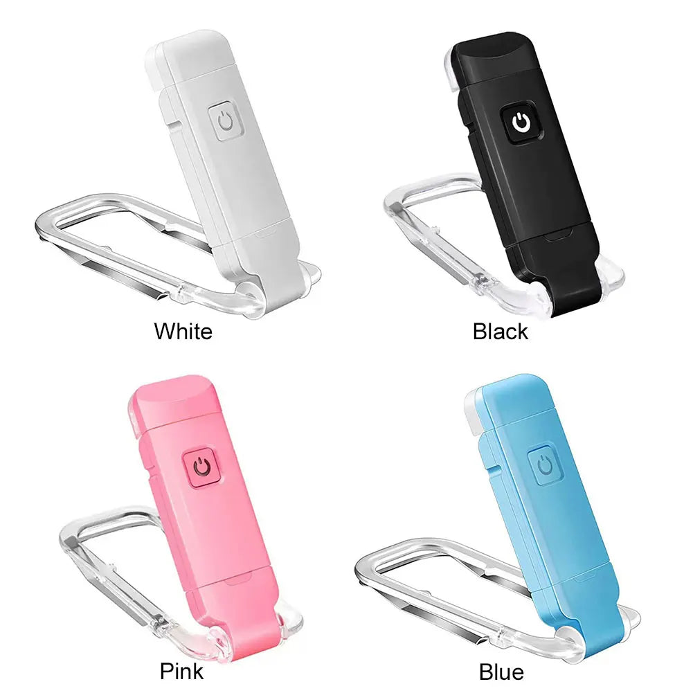 Allist Orbit Portable Reading Light | Multi-Axis Articulating Clip Lamp & Bookmark