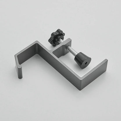 Allist™ Aero Under-Desk Aluminum Clamp Hook | Minimalist No-Drill Storage Mount