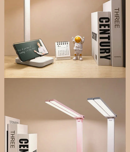 Allist Aero Dual-Wing Desk Lamp | Foldable Wide-Angle LED with Adaptive Eye-Care