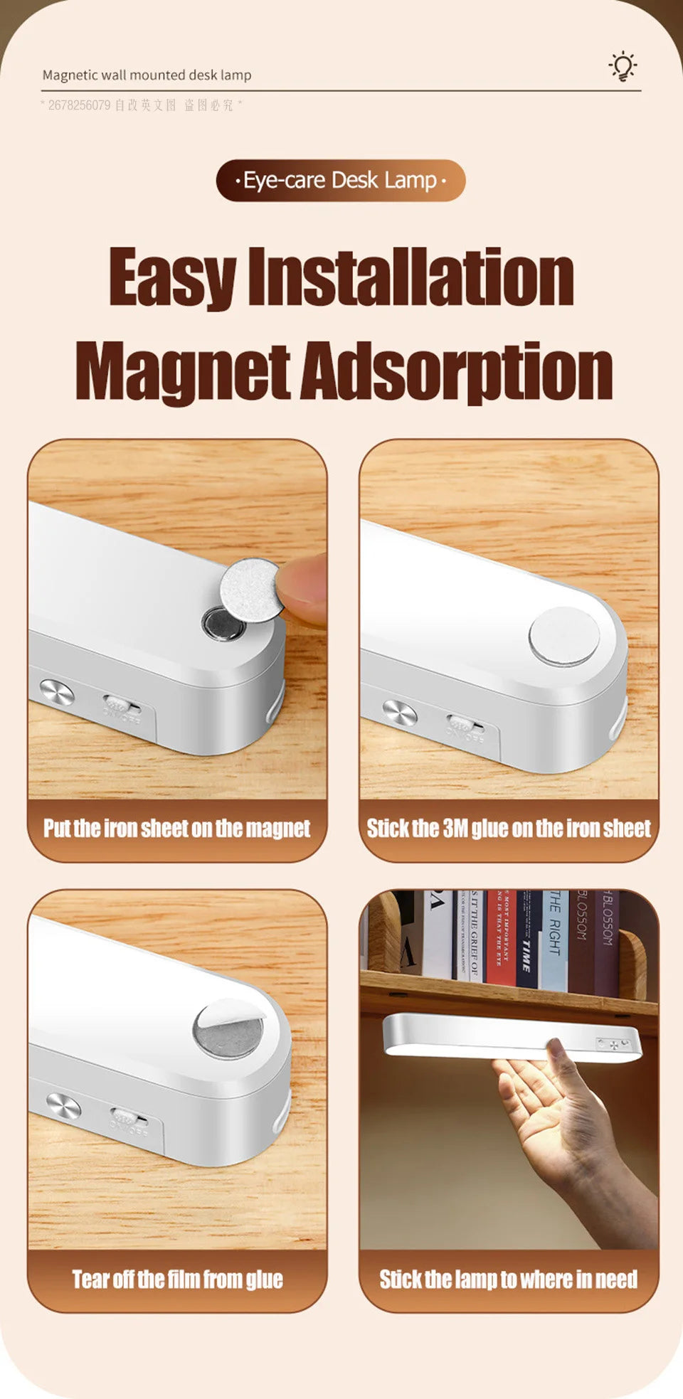 Allist Aura Bar Pro | Magnetic Rechargeable Task Light with Remote & Smart Timer