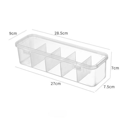 Allist ClearGrid Tech & Cable Vault | Modular Transparent Organizer & Dustproof Storage