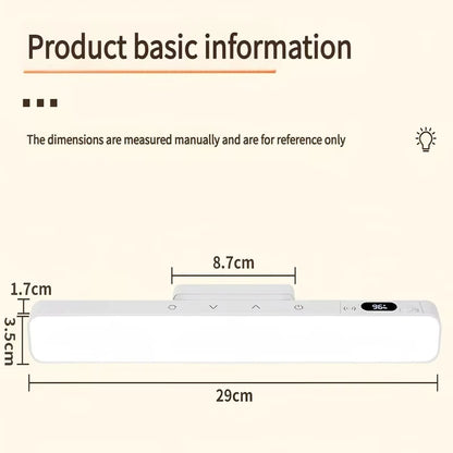 Allist™ Aura Magnetic Task Light | Smart LED Bar with Power Display & Remote Control