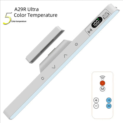 Allist™ Aura Magnetic Task Light | Smart LED Bar with Power Display & Remote Control