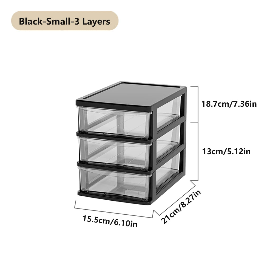 Allist Vista Modular Desktop Drawer System | High-Clarity Stationery & Tech Organizer