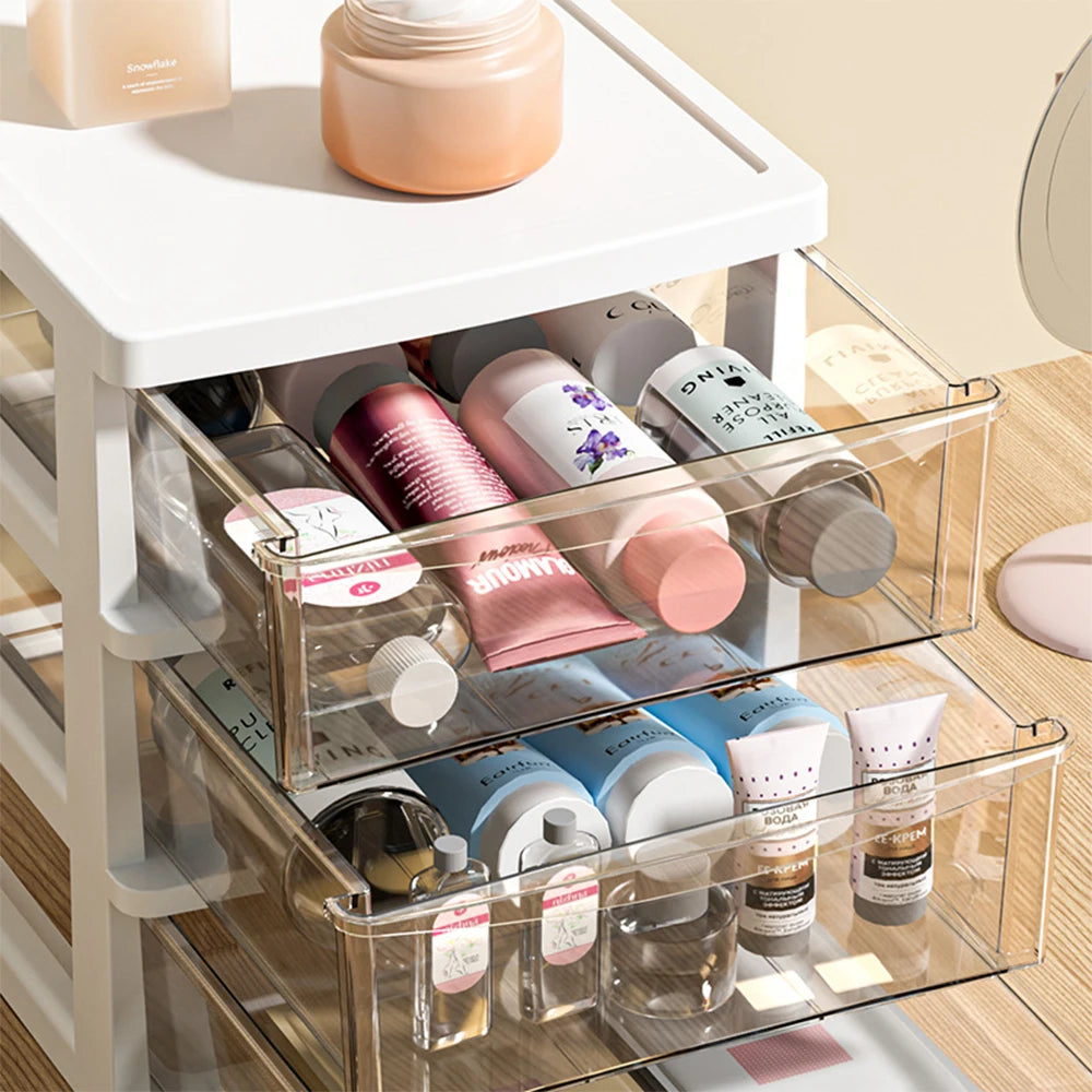 Allist Vista Modular Desktop Drawer System | High-Clarity Stationery & Tech Organizer