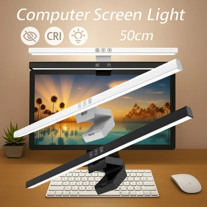 Allist™ Horizon 50 Monitor Light Bar | Asymmetrical Eye-Care Desk Lamp & Screen Glow