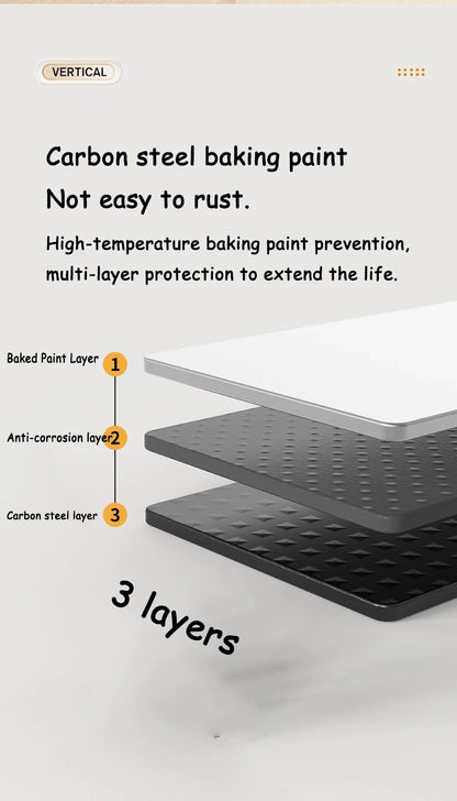Allist Aero Telescopic Under-Desk Cable Manager | No-Drill Carbon Steel Power Hub