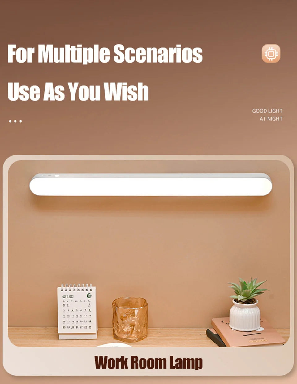 Allist Aura Bar Pro | Magnetic Rechargeable Task Light with Remote & Smart Timer