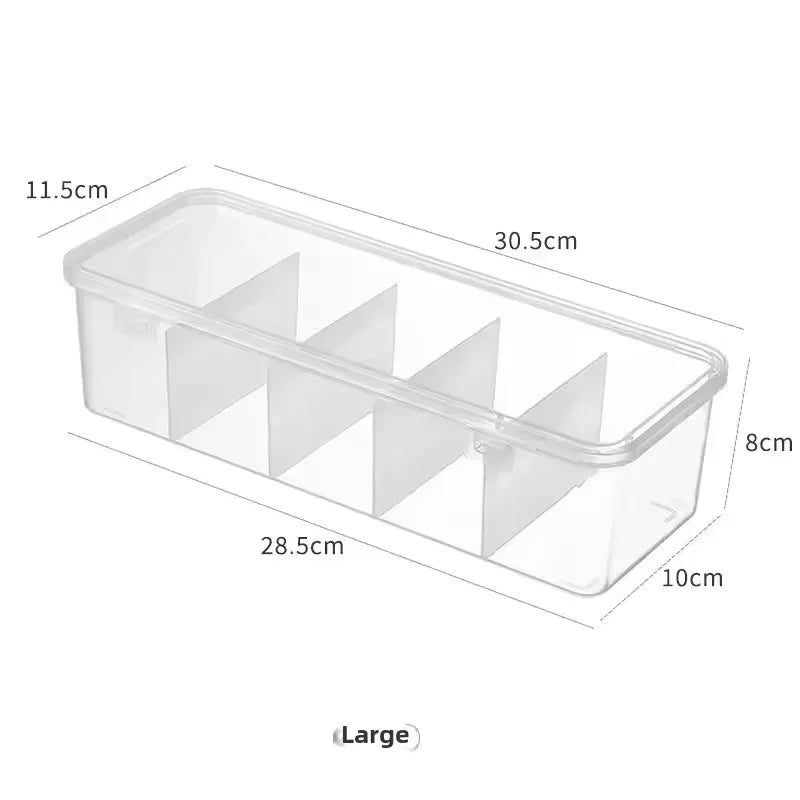 Allist ClearGrid Tech & Cable Vault | Modular Transparent Organizer & Dustproof Storage