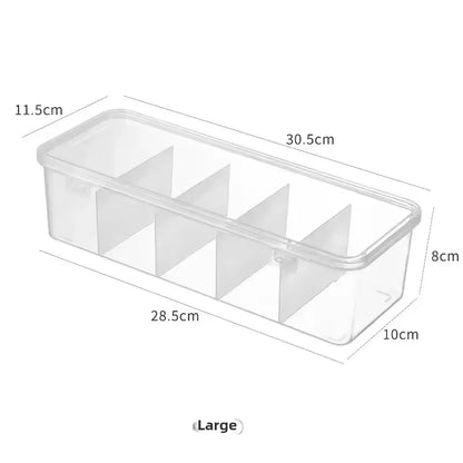 Allist ClearGrid Tech & Cable Vault | Modular Transparent Organizer & Dustproof Storage