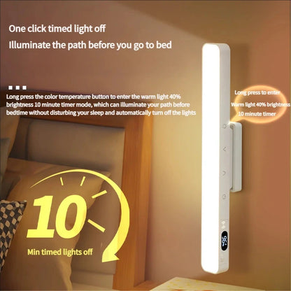Allist™ Aura Magnetic Task Light | Smart LED Bar with Power Display & Remote Control