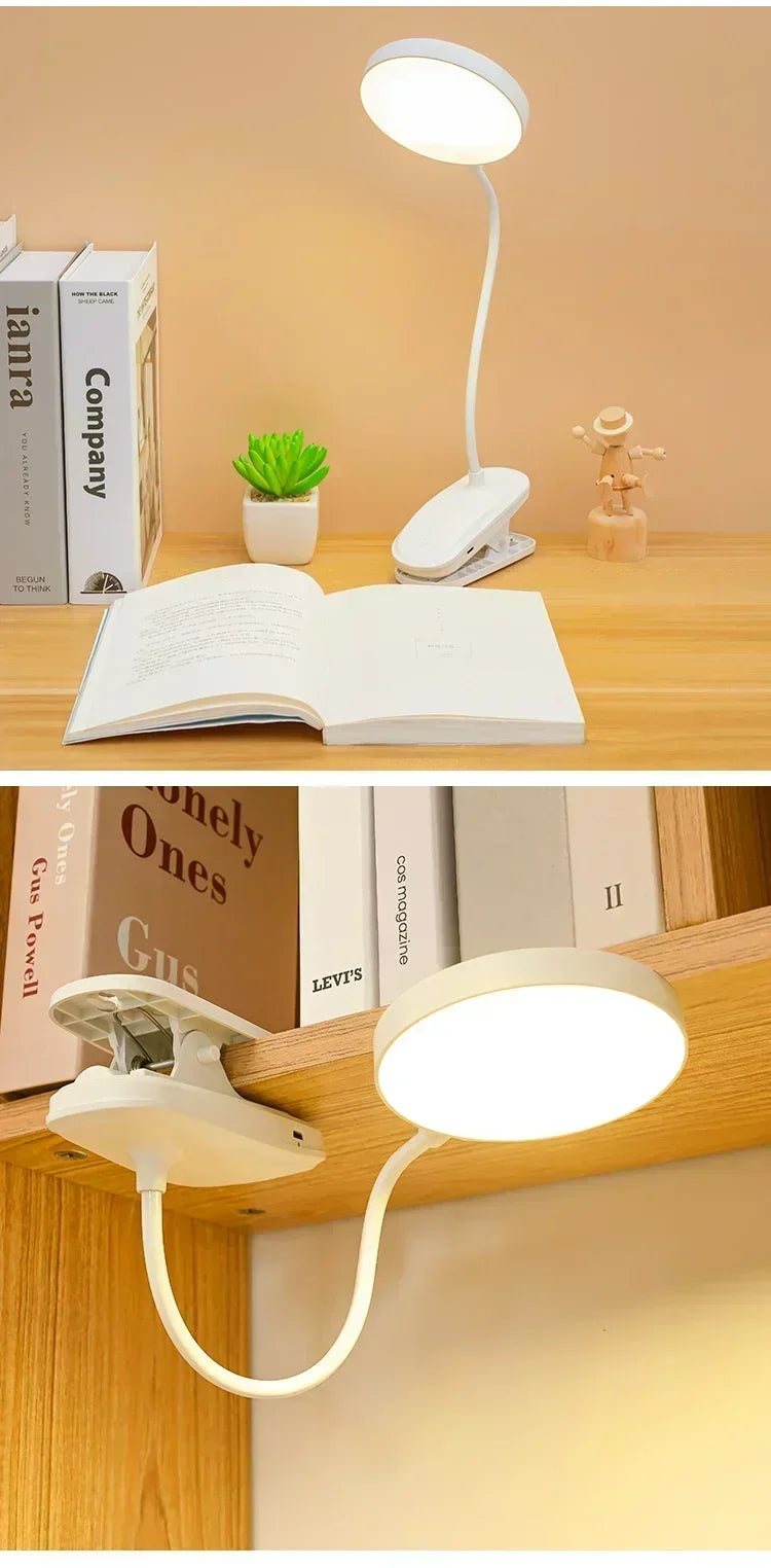 Allist Halo Flex-Mount Task Light | 360° Gooseneck Clip Lamp with Adaptive Dimming