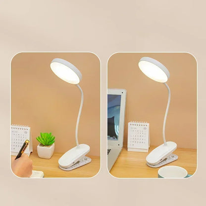 Allist Halo Flex-Mount Task Light | 360° Gooseneck Clip Lamp with Adaptive Dimming