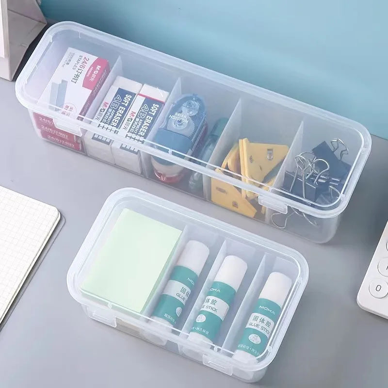 Allist ClearGrid Tech & Cable Vault | Modular Transparent Organizer & Dustproof Storage