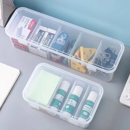 Allist ClearGrid Tech & Cable Vault | Modular Transparent Organizer & Dustproof Storage