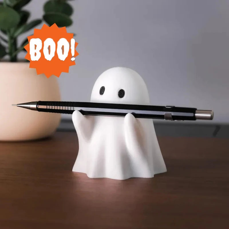 Allist Specter Pen Cradle | Minimalist Ghost Desktop Accessory & Creative Pen Rest