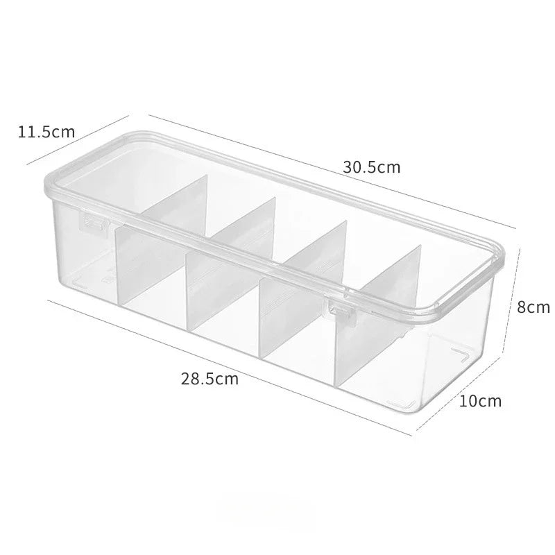 Allist ClearGrid Tech & Cable Vault | Modular Transparent Organizer & Dustproof Storage