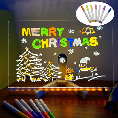 Allist™ GlowBoard Pro | Luminous Acrylic Weekly Planner & Desktop Memo Board