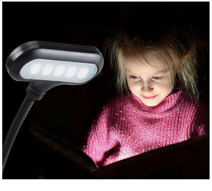 Allist Pivot 5-LED Clip-On Task Light | Ultra-Portable Flexible Reading & Focus Lamp