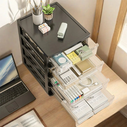 Allist Vista Modular Desktop Drawer System | High-Clarity Stationery & Tech Organizer