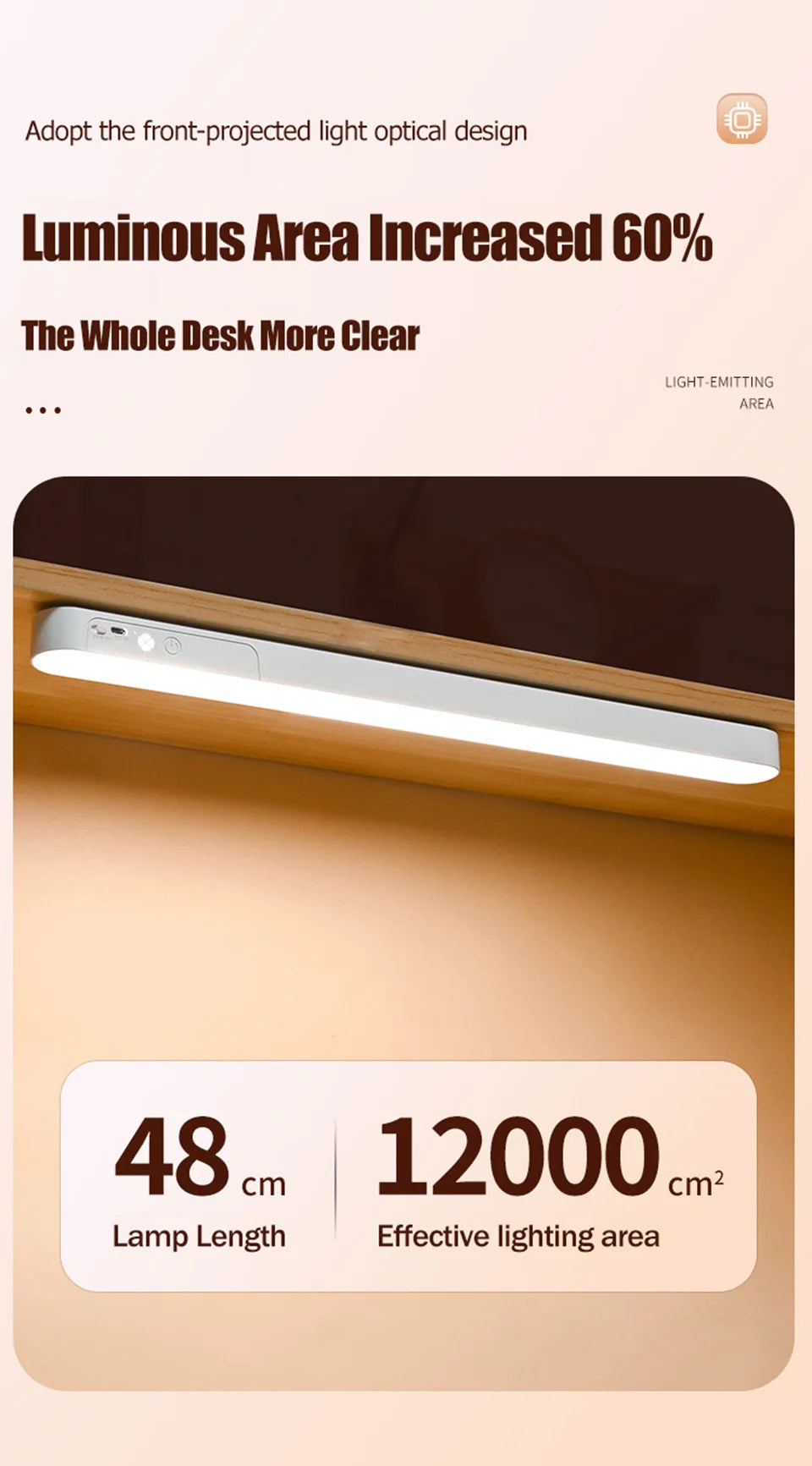 Allist Aura Bar Pro | Magnetic Rechargeable Task Light with Remote & Smart Timer