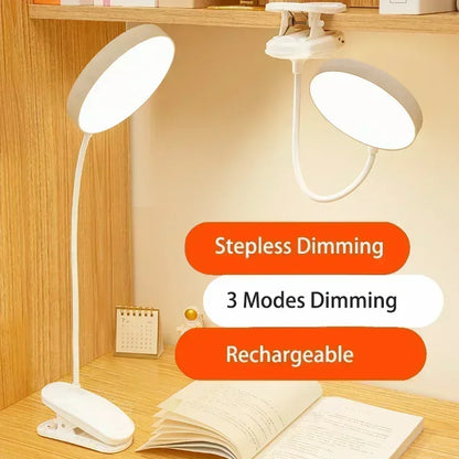 Allist Halo Flex-Mount Task Light | 360° Gooseneck Clip Lamp with Adaptive Dimming