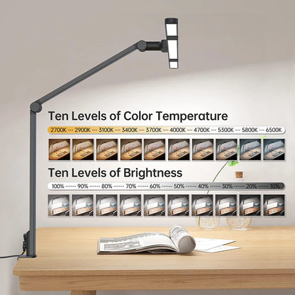 Allist Horizon Ultra 24W Professional Desk Lamp | Wide-Angle Multi-Monitor Illumination & Desktop Remote