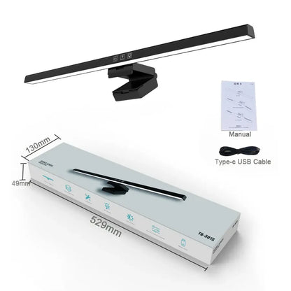Allist™ Horizon 50 Monitor Light Bar | Asymmetrical Eye-Care Desk Lamp & Screen Glow