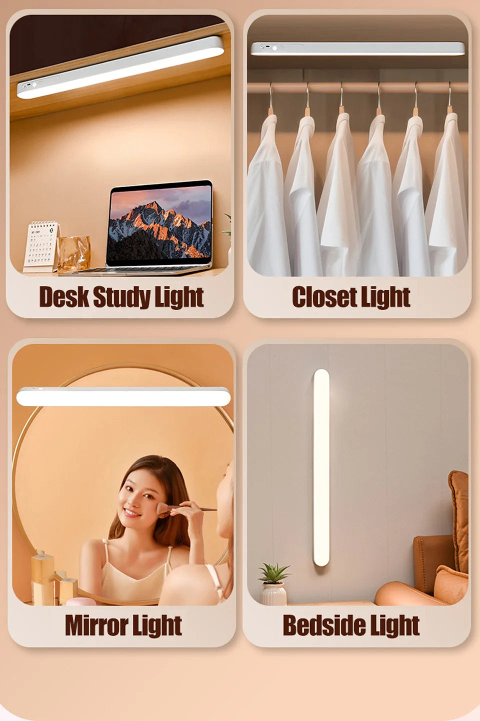 Allist Aura Bar Pro | Magnetic Rechargeable Task Light with Remote & Smart Timer