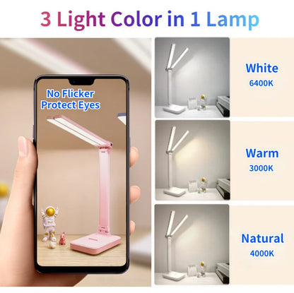 Allist Aero Dual-Wing Desk Lamp | Foldable Wide-Angle LED with Adaptive Eye-Care