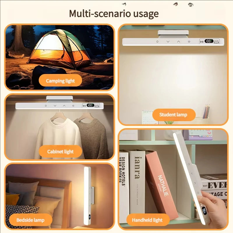 Allist™ Aura Magnetic Task Light | Smart LED Bar with Power Display & Remote Control