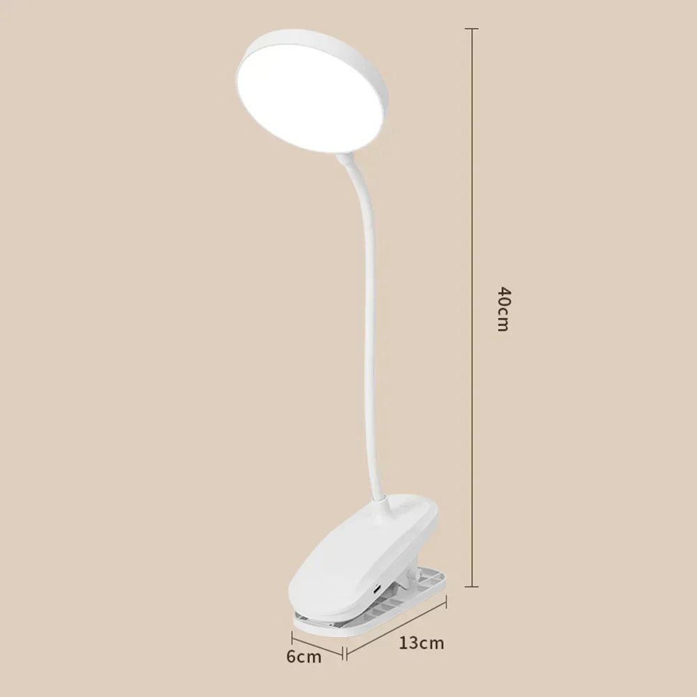 Allist Halo Flex-Mount Task Light | 360° Gooseneck Clip Lamp with Adaptive Dimming